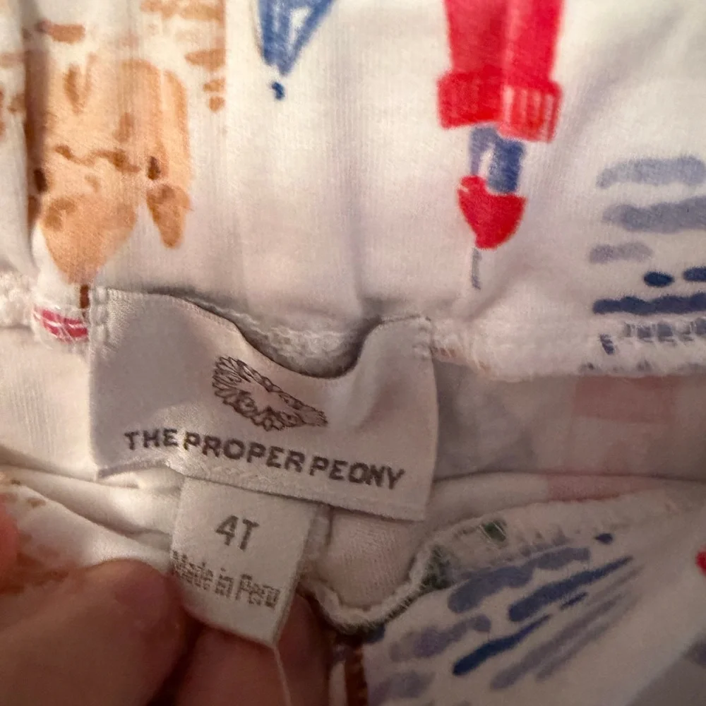 The Proper Peony Colorful Beach Print Shorts